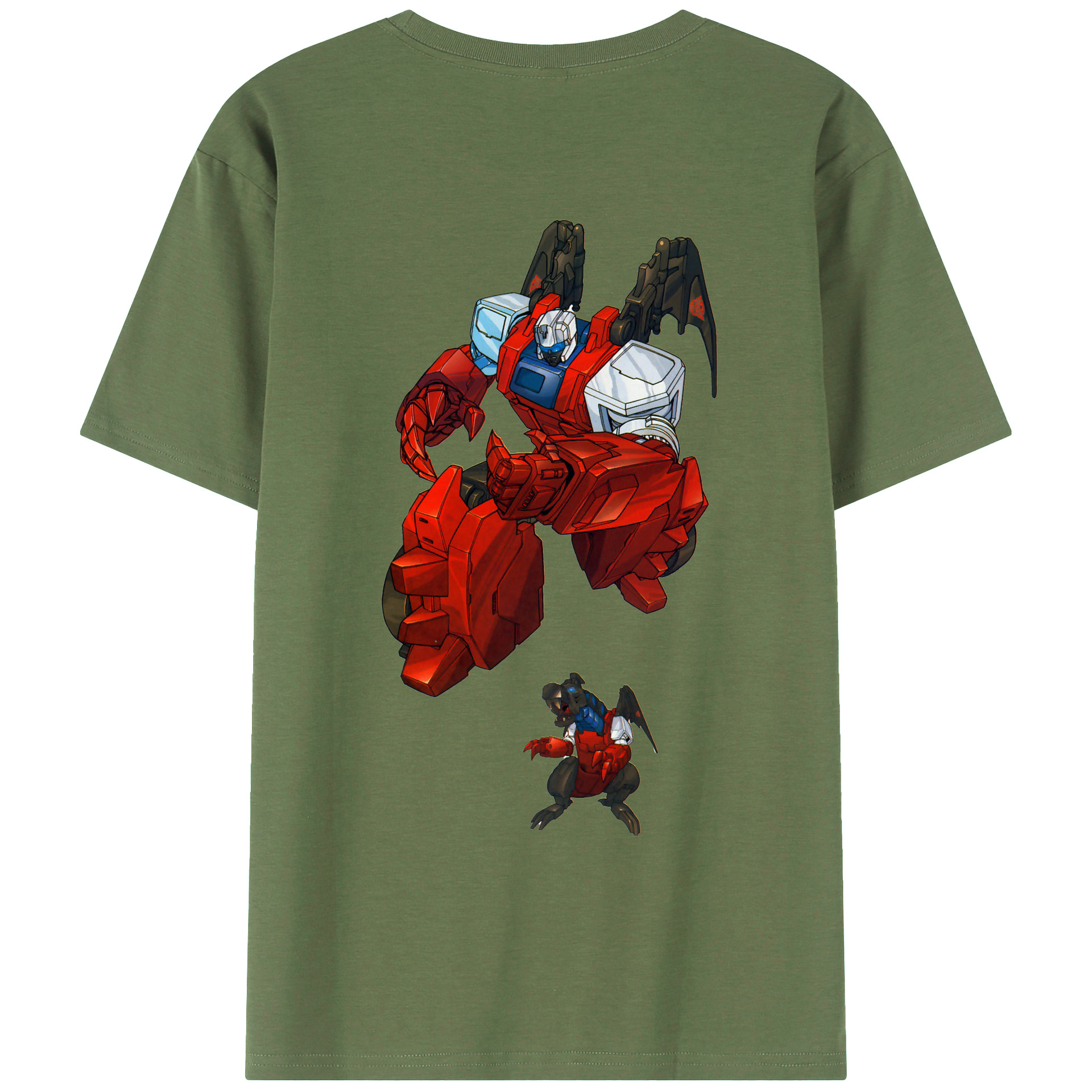 （画像用）  綿100％ メンズ半袖Tシャツ（バックプリント） 通気性